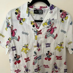 Cakeworthy Disney Mickey and Friends Button-Up Shirt
